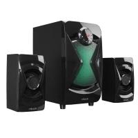 MIKADO MD-370BT 2+1 38W Siyah BT/AUX/USB/FM/LED Işıklı Multimedia Speaker - 1
